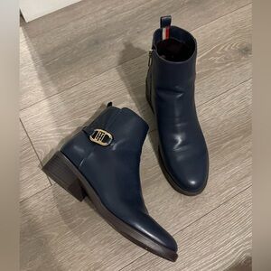 Tommy Hilfiger Dark Blue Ankle Boots